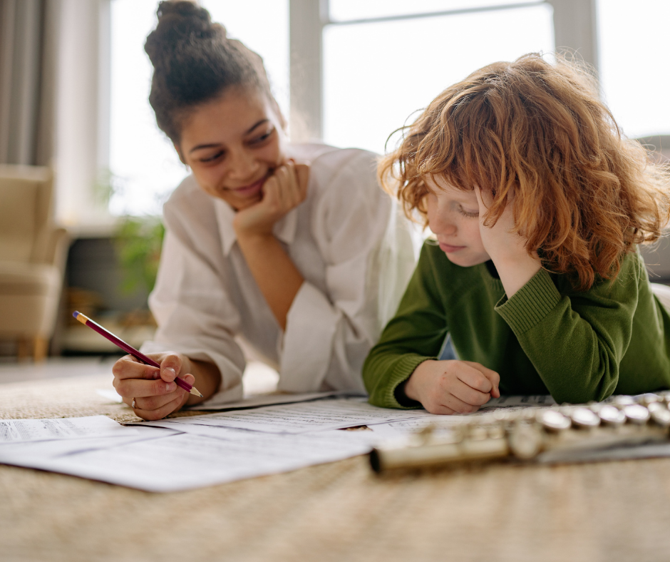 CHild in care being supported
